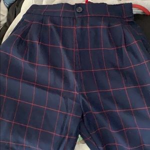 checkered pants